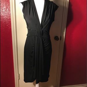 Max and Cleo Sleeveless Dress with Ruched Waist